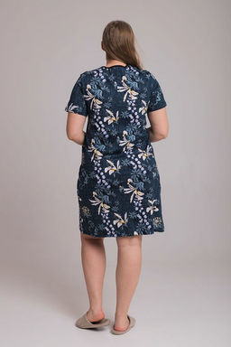 Халат М31969иб изумрудный/белый - Елена фото 3