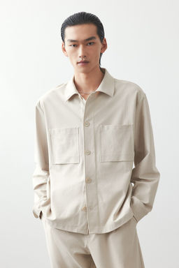 Sobrecamisa de sarga Regular Fit