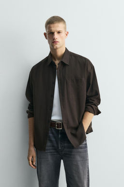 LIMITED EDITION FLOWING RELAXED FIT SHIRT - Zara фото 2