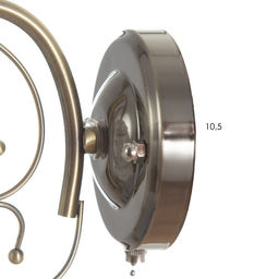 Бра 2011/1, E27, 60 Вт, бронза, 26×13.5×13 см