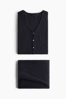 Pijama en punto de canale - H&m фото 2