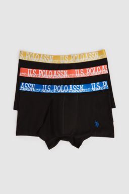 Erkek Siyah 3l_ Boxer Tak_m_