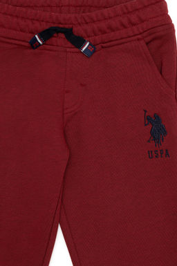 Детские спортивные штаны вишневого цвета - U.s. polo assn фото 8
