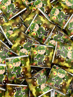 Цена за 90 шт. Шоколадка 23 февраля, 5 г