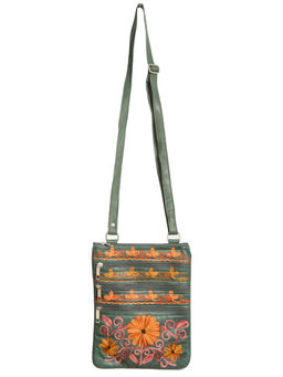 Сумка натуральная кожа через плечо №1114/46 - Ганг фото 2