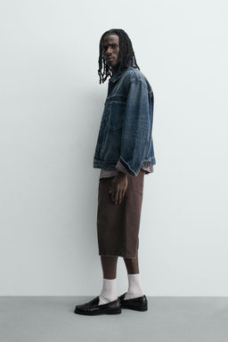 BERMUDA DENIM RELAXED FIT / Marr?n