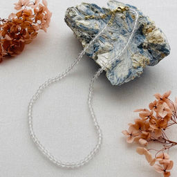 Бусы из Горного Хрусталя огранка