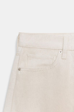 JEANS ZW COLLECTION CULOTTE TIRO MEDIO / Piedra - Zara фото 9