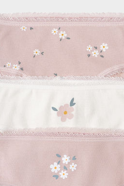 CROCKID, Трусы/ уп. Цвет: экрю, дымчатая роза, ромашковое поле