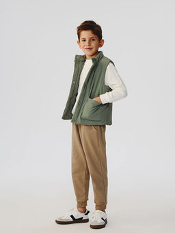 Dik Yaka Erkek ?ocuk ?i?me Yelek