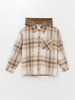 Kap??onlu Ekose Erkek ?ocuk G?mlek Ceket