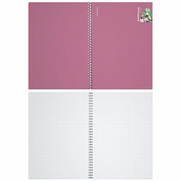 Цена за 1 шт. Тетрадь общая с пластиковой обложкой на спирали ErichKrause Manga розовый, А4, 80 листов, клетка  фото 2