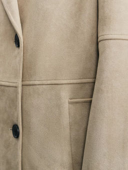 Пальто из искусственной замши / Zarina фото 12