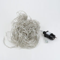 ULD-C3020-264/TTK WHITE IP44 Занавес светодиодный с эффектом мерцания, 3х2м. 264 светодиода. Белый свет. Провод прозрачный. TM Uniel - Volpe фото 8
