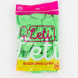 Воздушные шары латексные 12", пастель, 50 шт., салатовые