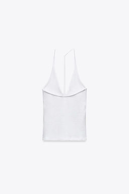 HALTER TOP WITH STRAP DETAIL - Zara фото 6