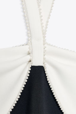 STRETCH MIDI DRESS WITH TIE - Zara фото 18