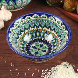 Бульонница узбекская Риштанская Керамика, 1 л, d=18 см, МИКС