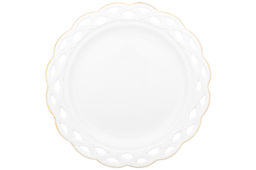 Блинница 26*26*11,5 см "Певчие птички" фарфор NEW BONE CHINA