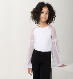 CWJG 63192-38/ Джемпер для девочки/ Ментоловый/