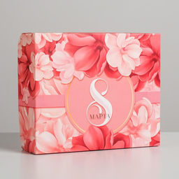 Цена за 5 шт. Кондитерская упаковка, коробка 8 марта, 17?20?6 см