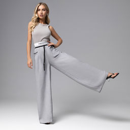 Брюки на широкой резинке, Красота в движении - Charutti фото 10