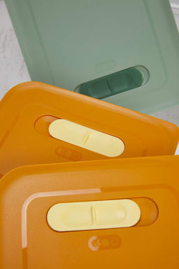 4lu Hava Ayarlanabilir Buzdolab? Duzenleyici/Saklama Kab? 2x( 3,5Lt ,1,65Lt) TPHSS25SKB00002 - Trendyolmilla фото 6