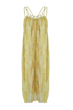 Pembe Soyut Midi Dokuma Elbise TWOSS25EL00908 - Trendyolmilla фото 11