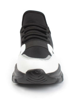 05-P96-1Z BLACK Кроссовки женские зимние (натуральная кожа, шерсть) - Фабричный китай фото 8