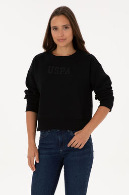 Kad_n Siyah Basic Sweatshirt Sepette S_rpriz _ndirim - U.s. polo assn фото 4