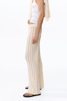 Pantal?n amplio efecto crochet - H&m фото 3