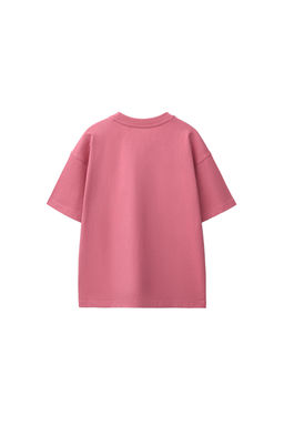 CAMISETA LISA / Rosa lavado - Zara фото 3