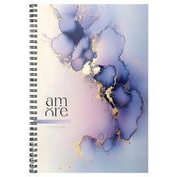 Тетрадь 80л. А4 на спирали Profit "Абстрактный мрамор" (80-8967)