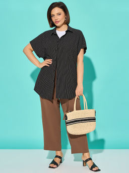 Рубашка 0293-1а черный кварц