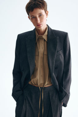 Camisa con cord?n de ajuste - H&m фото 3