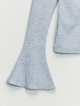 Приталенный лонгслив с воланами / Zarina