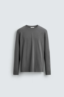 BASIC SLIM FIT T-SHIRT - Zara фото 13