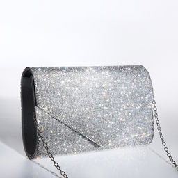 Сумка-клатч на клапане, цвет серебряный - Simaland фото 3