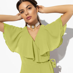 Платье для настроения счастья, Счастье влюбленности (салатовое) - Charutti фото 3