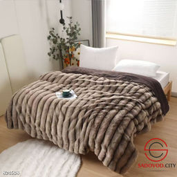 Плед шиншилла на кровать