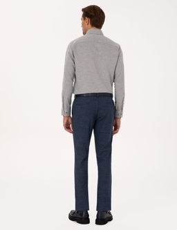 Lacivert Ekstra Slim Fit Kuma_ Pantolon