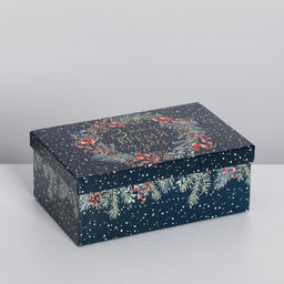 Набор подарочных коробок 5 в 1 «Зима время чудес», 32.5 х 20 х 12.5 - 22 х 14 х 8.5 см, Новый год