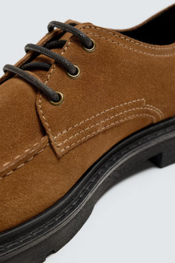 LEATHER WELTED SHOES - Zara фото 3