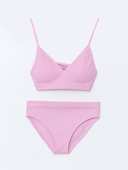 Tak ??kar Pedli ?lk S?tyen ve Bikini K?lot Tak?m?