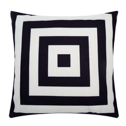 Наволочка декоративная Этель Геометрия Квадраты 40х40 см, велюр