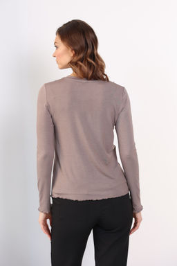 Лонгслив с декоративными швами - Looklikecat фото 4