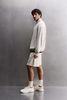 QUARTER-ZIP TRAINING SWEATSHIRT - Zara фото 4