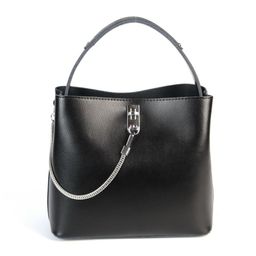 Женская кожаная сумка 8703-220 Блек