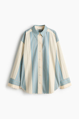 Camisa oversize de popelina