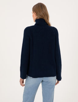 Lacivert Comfort Fit Kazak - Pierre cardin фото 5